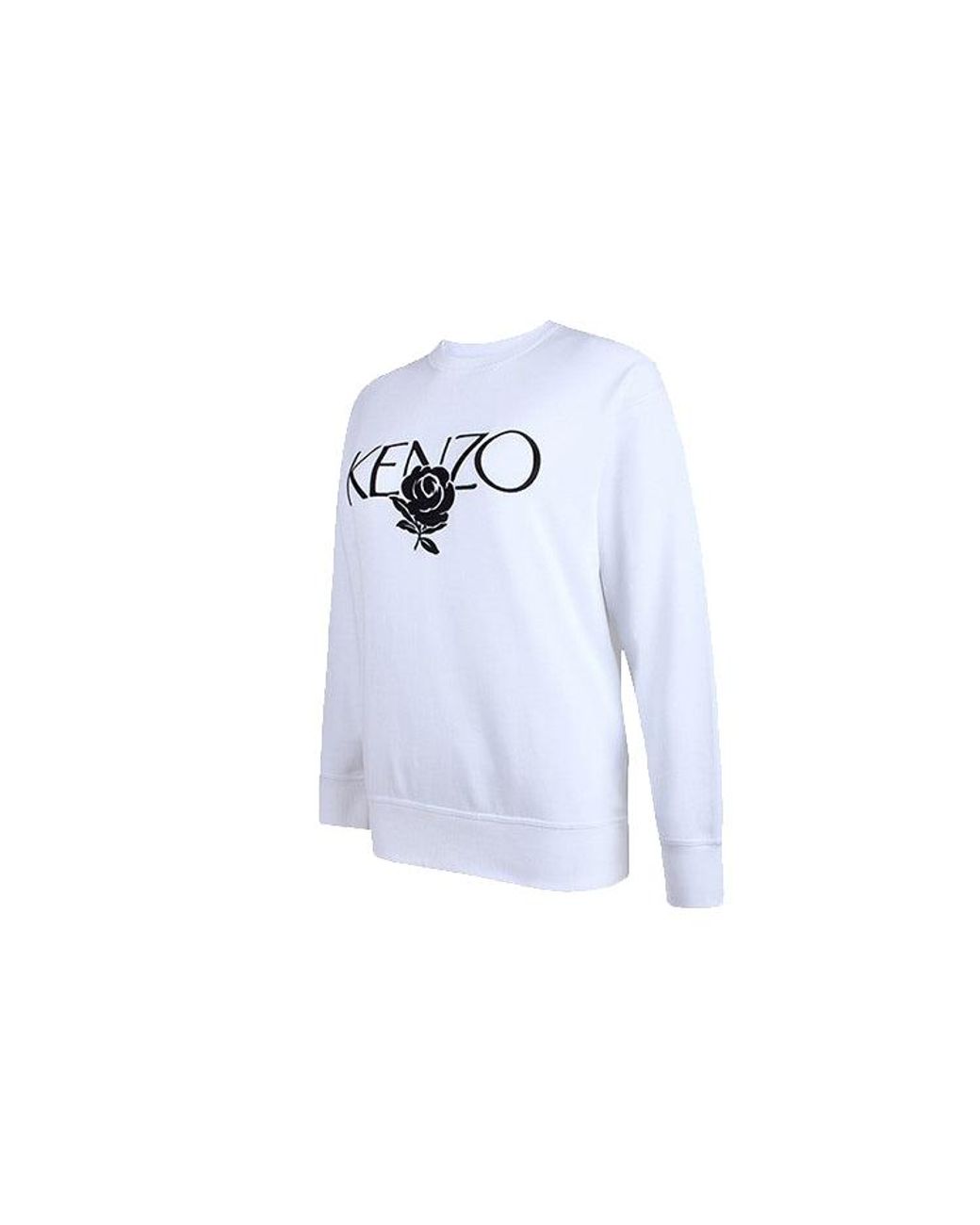 KENZO Blue (Wmns) Printing Round-Neck Swea