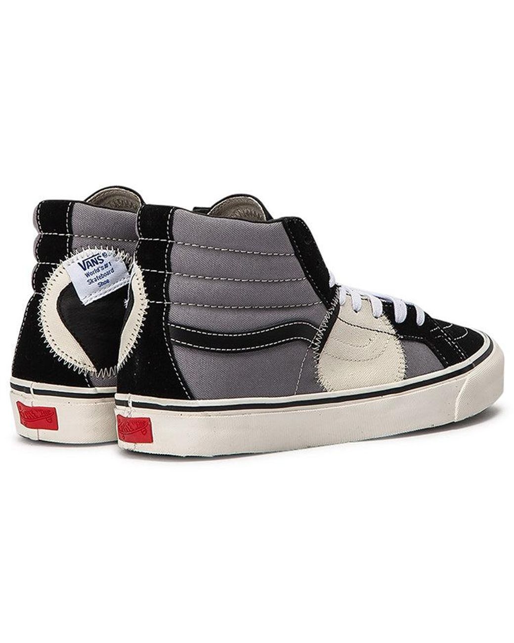 Vans Black Sk8-Hi Bricolage Lx Marshmallow' for men