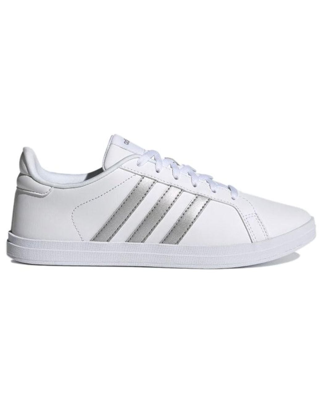 Adidas White (Wmns) Courtpoint Metallic'