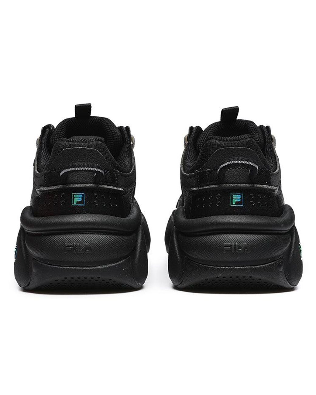 Fila Black (Wmns) Panini We Velour Retro Basketball Shoes