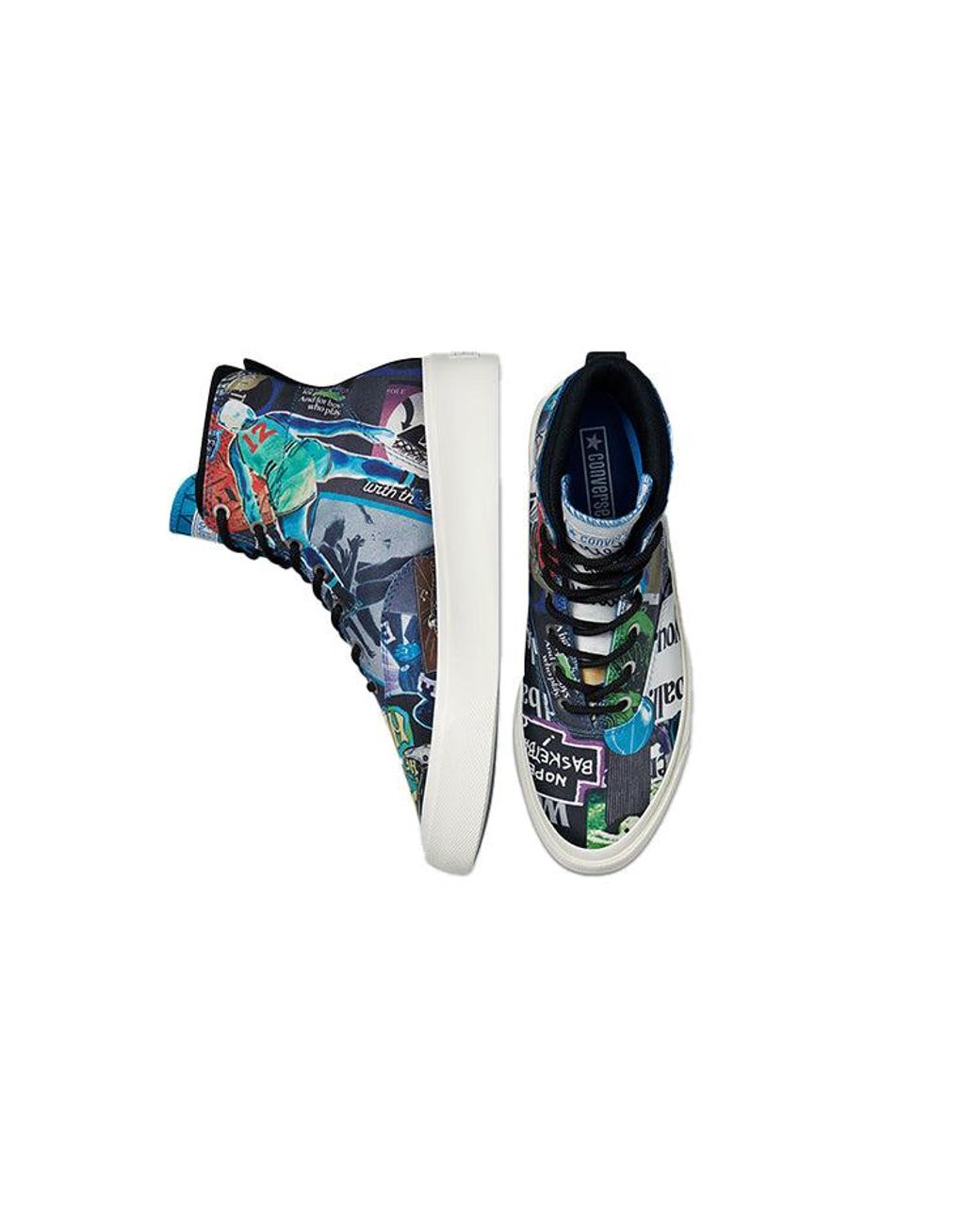Converse Blue Skid Grip High 'Beat The World' for men