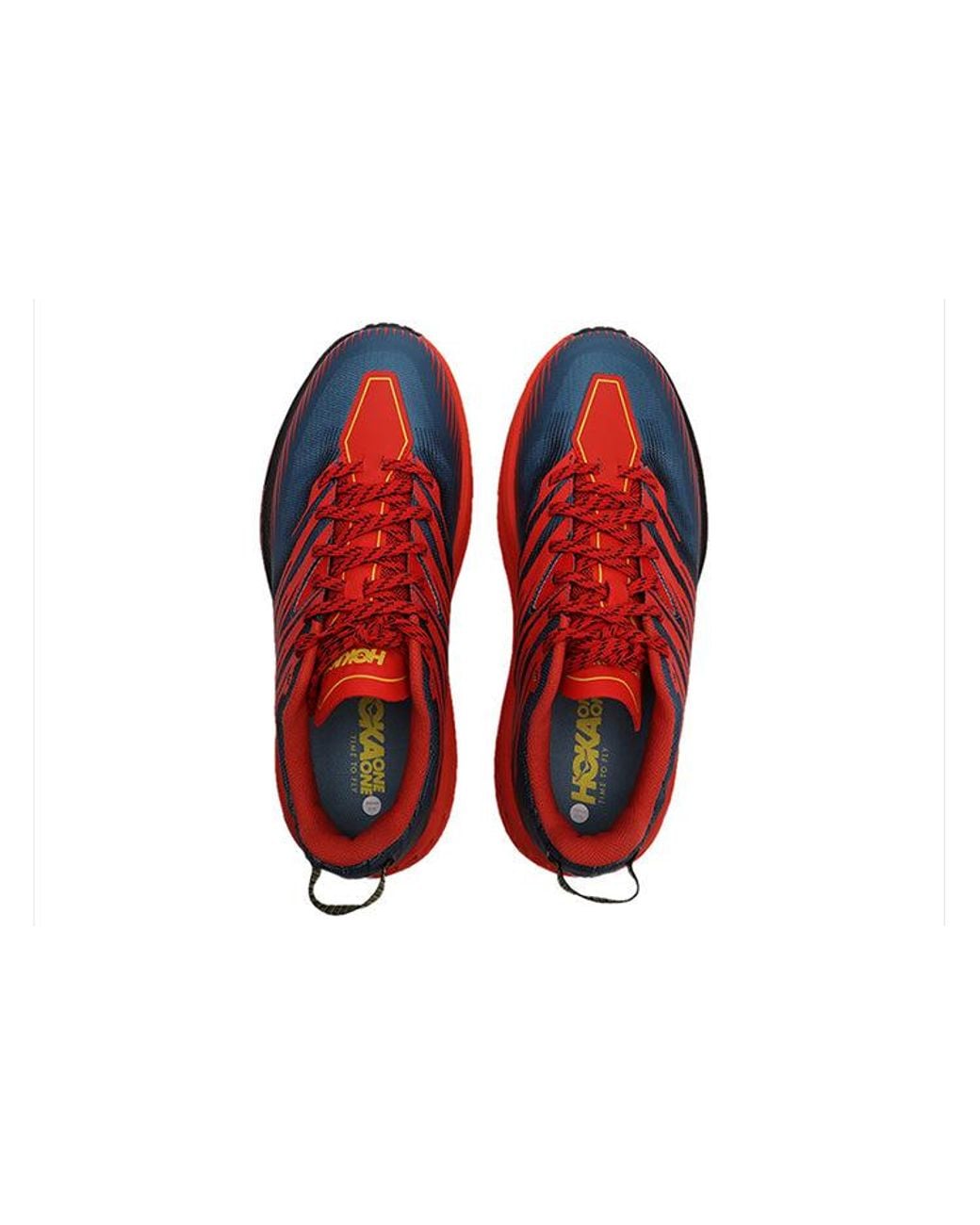 Hoka One One Red Speedgoat 4 Wide 'Fiesta Provincial' for men