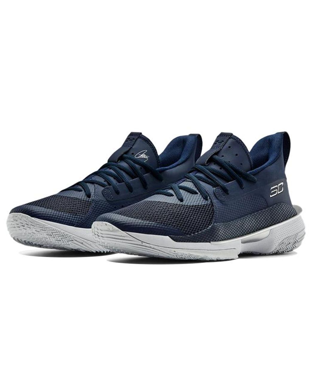 Under Armour Blue Curry 7 Team 'Academy' for men