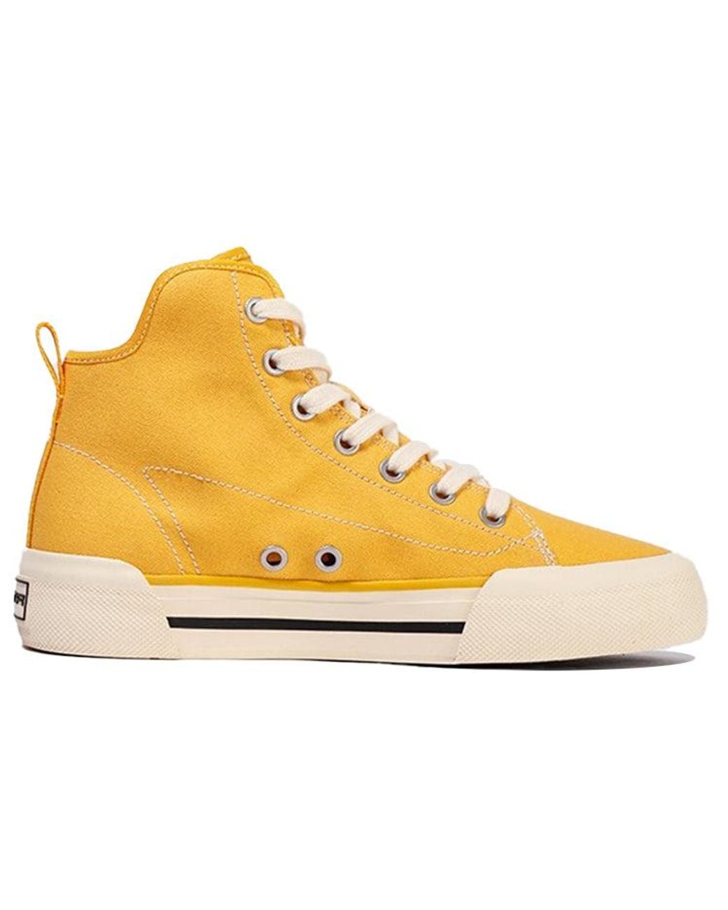 Anta Yellow (Wmns) High Top Canvas Shoes