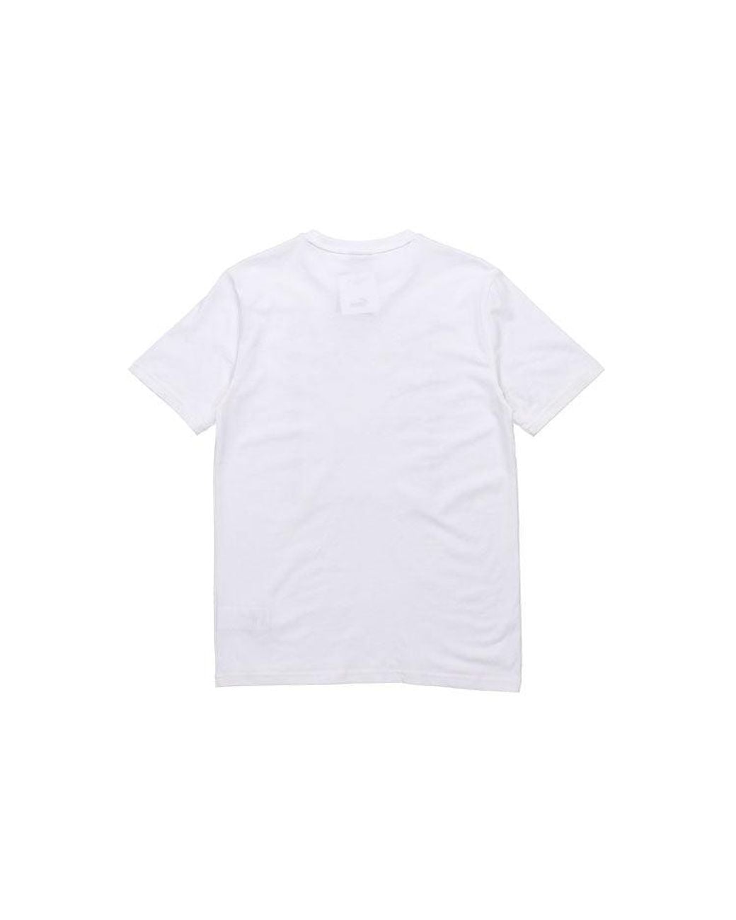 PUMA White Sports Running Short Sleeve Tee for men