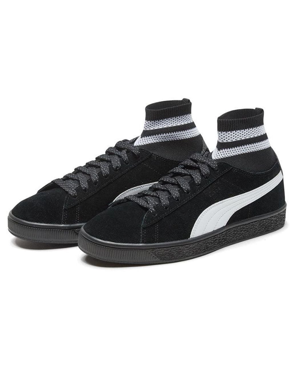 PUMA Black (Wmns) Suede Classic Sock Ii