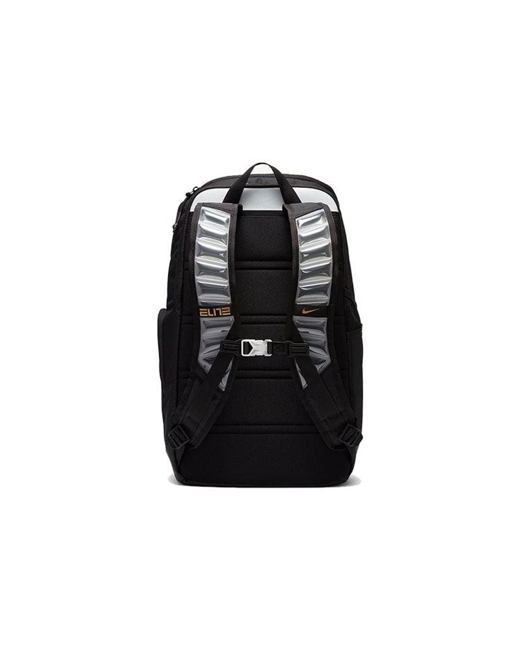 Nike Black Elite Pro Basketball Backpack Metallic'