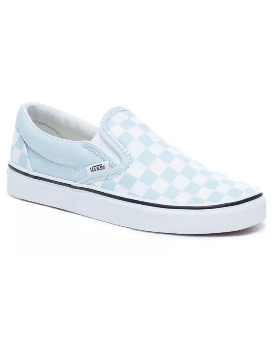 Vans White Classic Slip-On 'Baby Checkerboard' for men