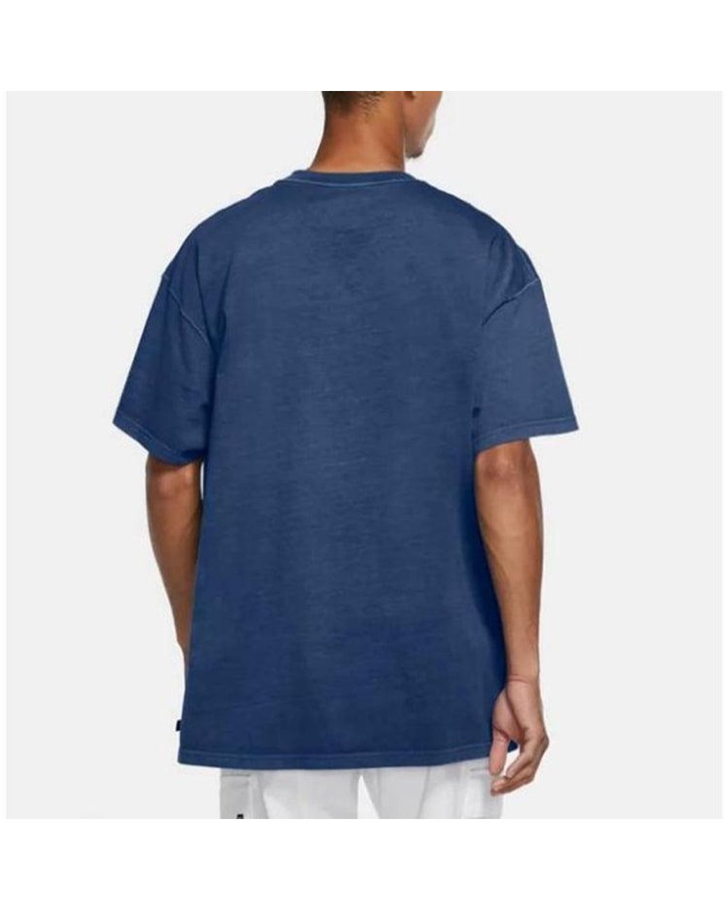 Nike Blue As Nk Sb Tee Pkt Round Neck Short Sleeve for men