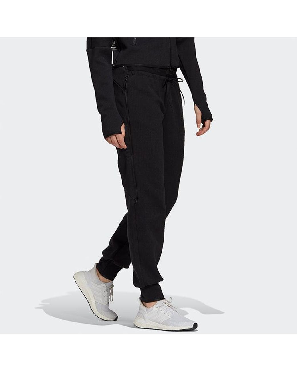 Adidas Blue (Wmns) Casual Bundle Feet Sports Pants