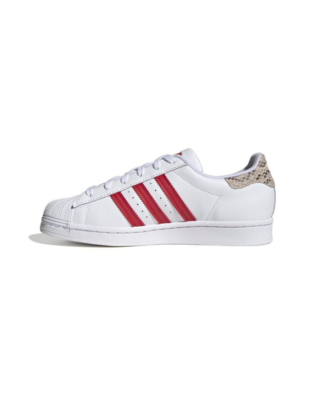 Adidas White (Wmns) Originals Superstar 'Cloud Wonder Better Scarlet'