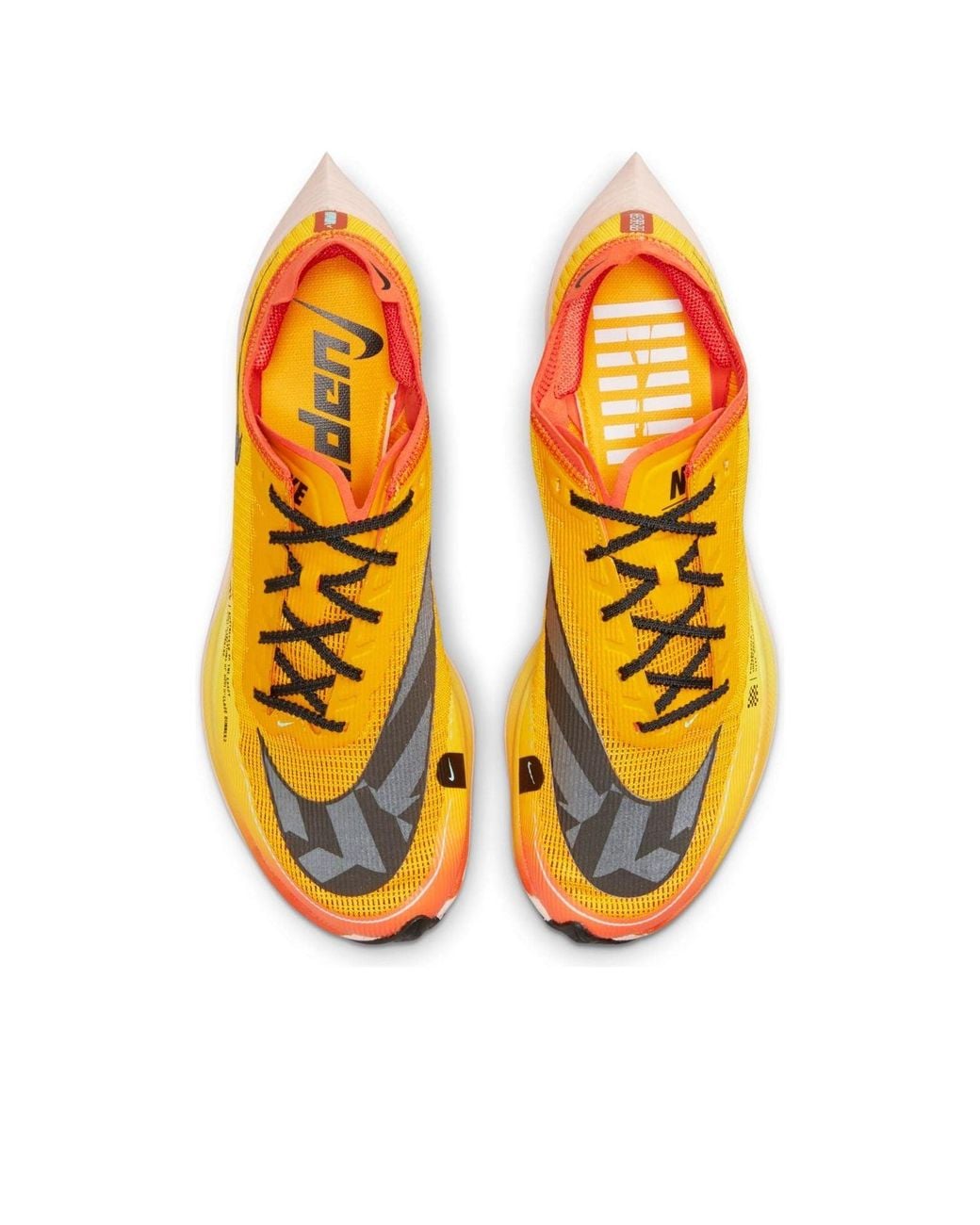 Nike Yellow Vaporfly 2 Road Racing Shoes for men