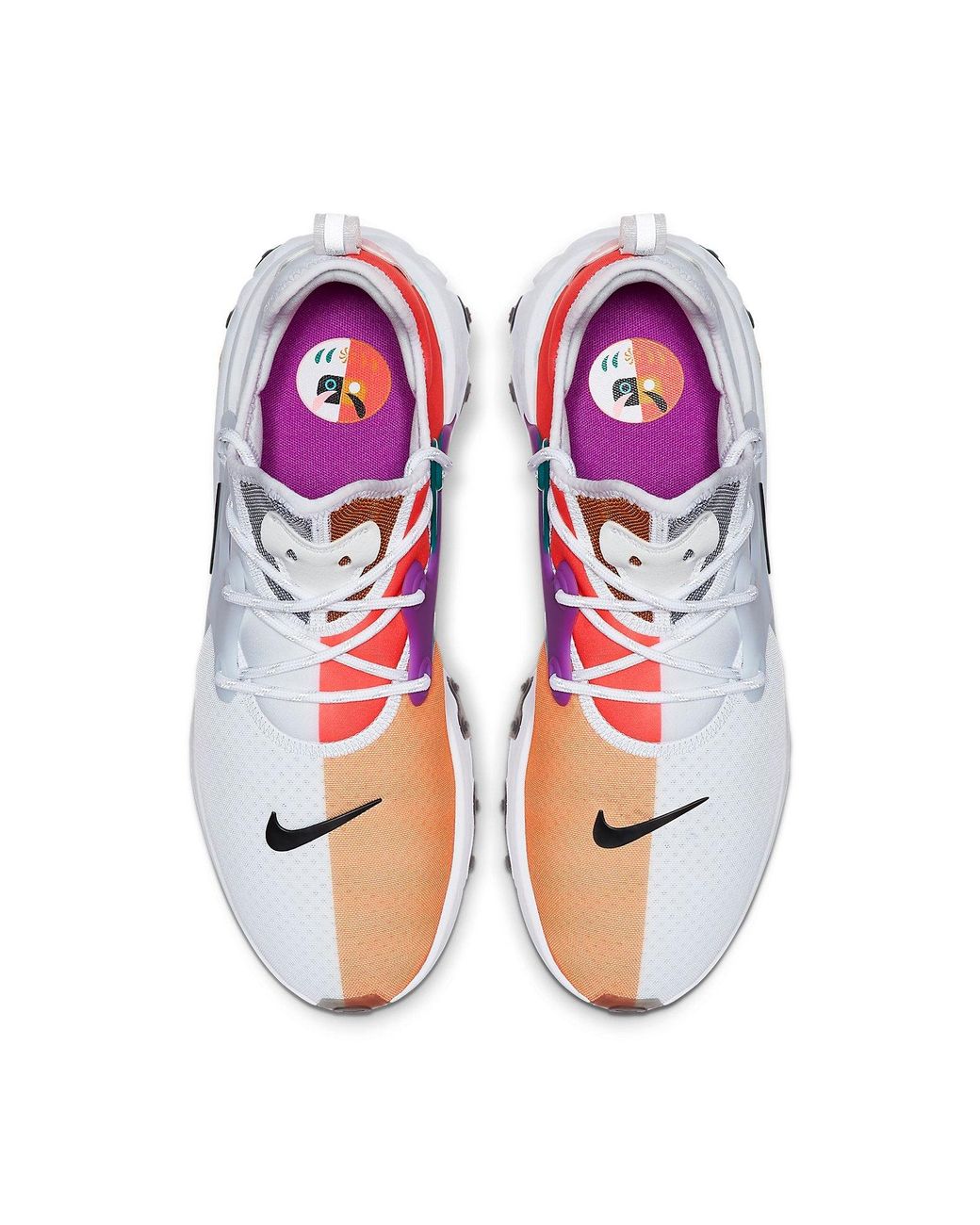 Nike White Beams X React Presto 'Dharma' for men