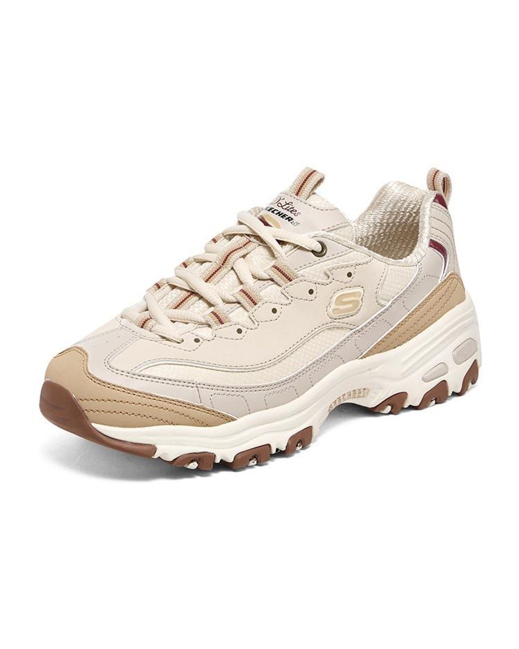 Skechers White (Wmns) Sport D'Lites 1.0