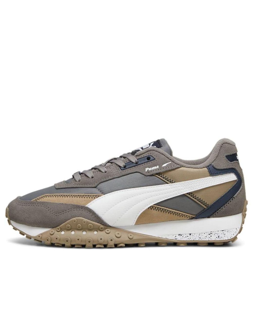 PUMA White Blktop Rider 'Cast Iron' for men