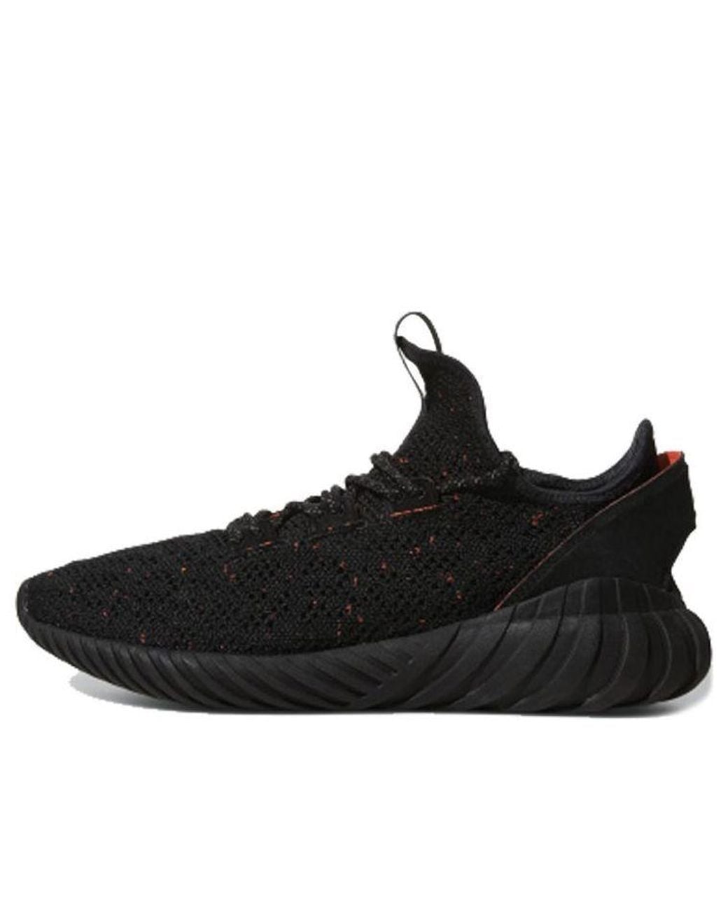 Adidas Black Tubular Doom Sock Primeknit 'Triple' for men