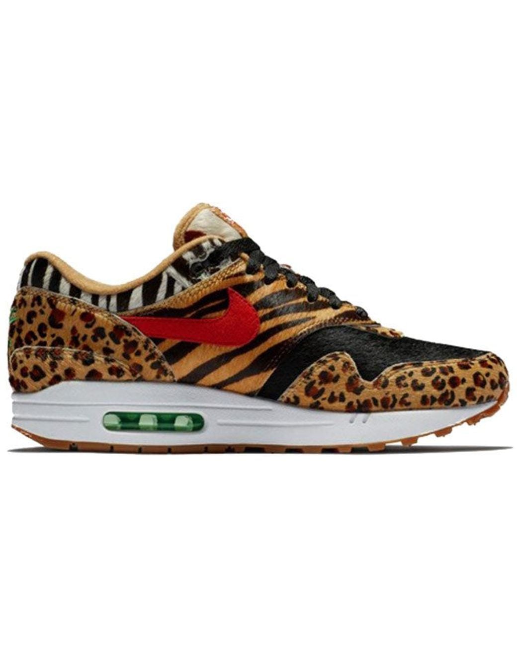 Nike Brown X Atmos Air Max 1 Dlx 'Animal Pack' 2018 for men