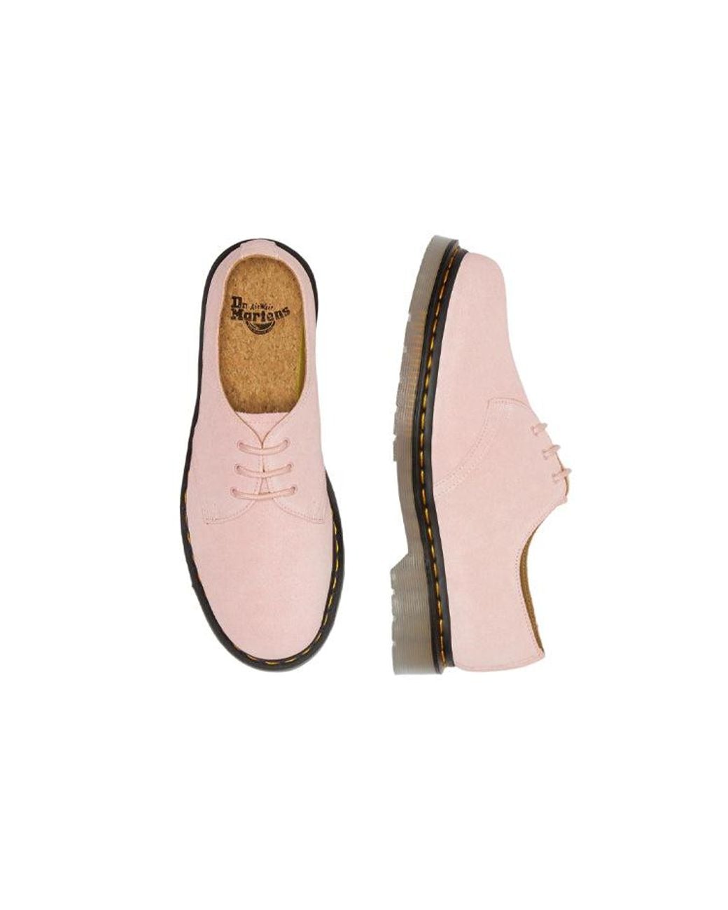 Dr. Martens Pink 1461 Lced Suede for men