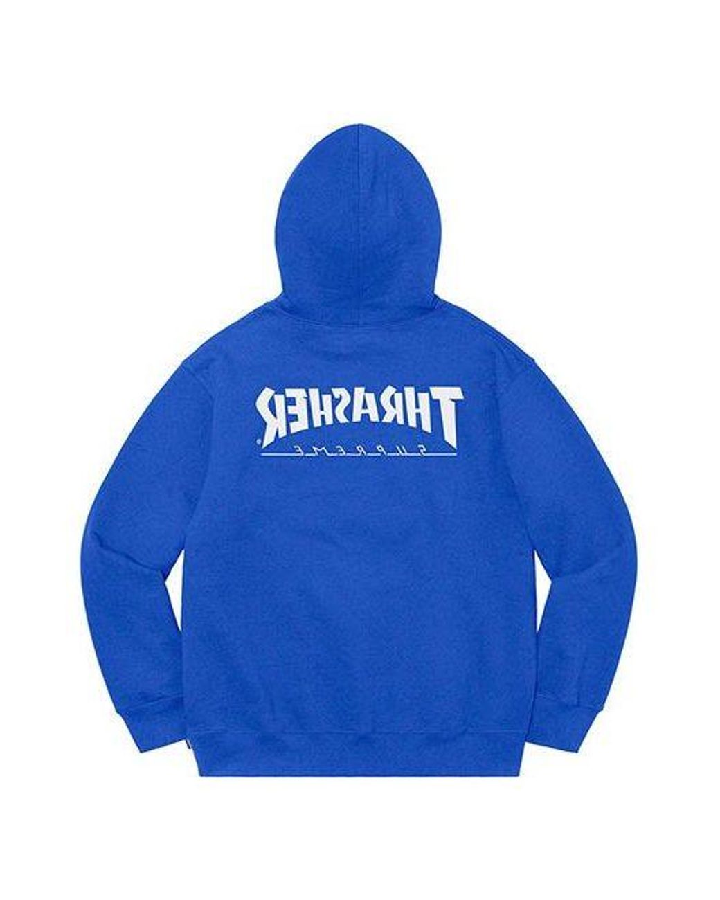 Supreme Blue X Thrasher Hooded Sweatshirt for men