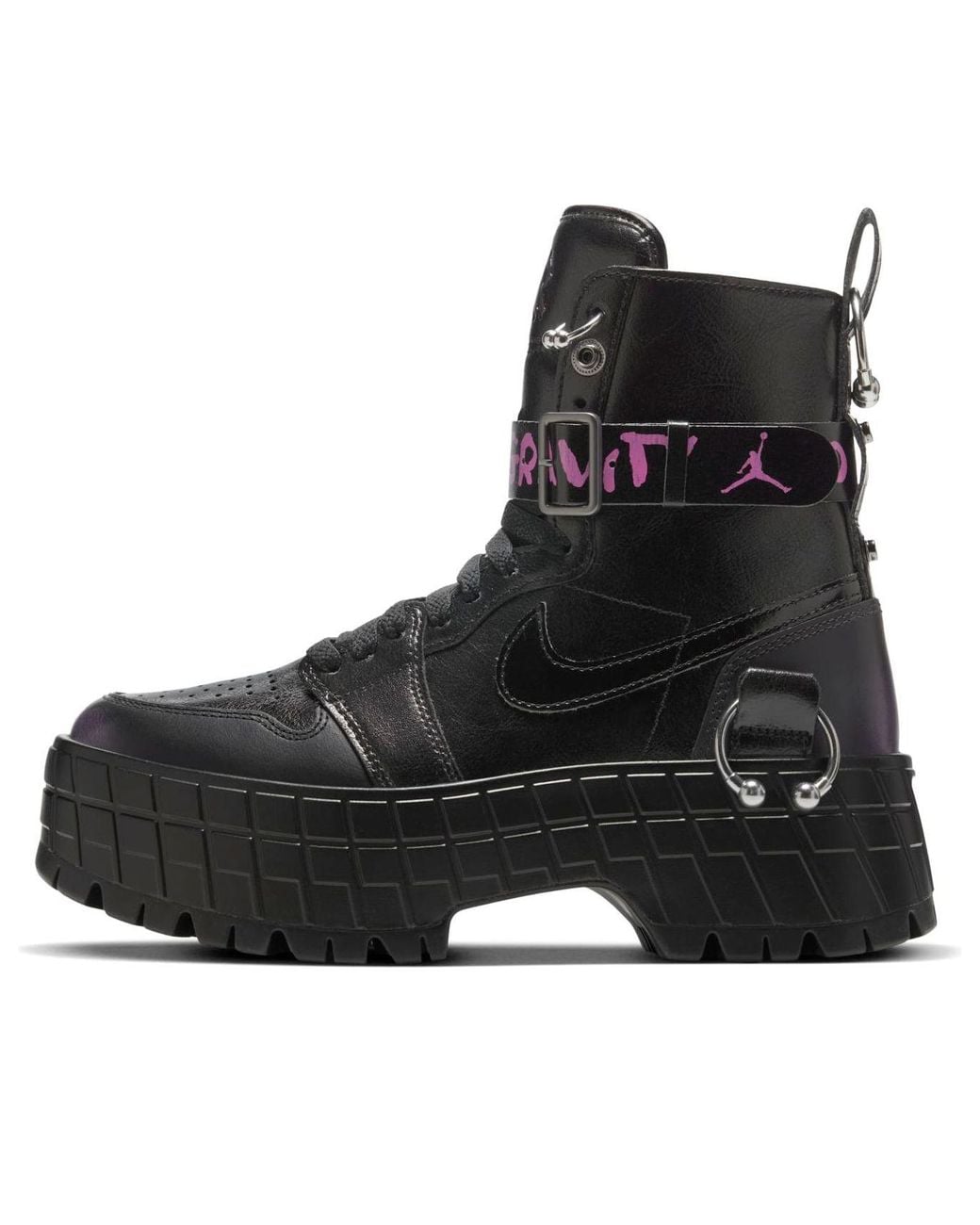 Nike Black (Wmns) 1 High Brooklyn 'No Gravity'