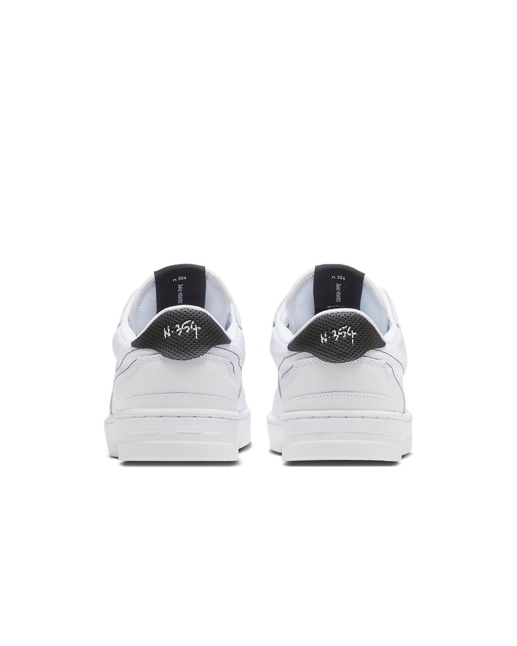 Nike White Squash-Type Low Tops Casual Skateboarding Shoes for men