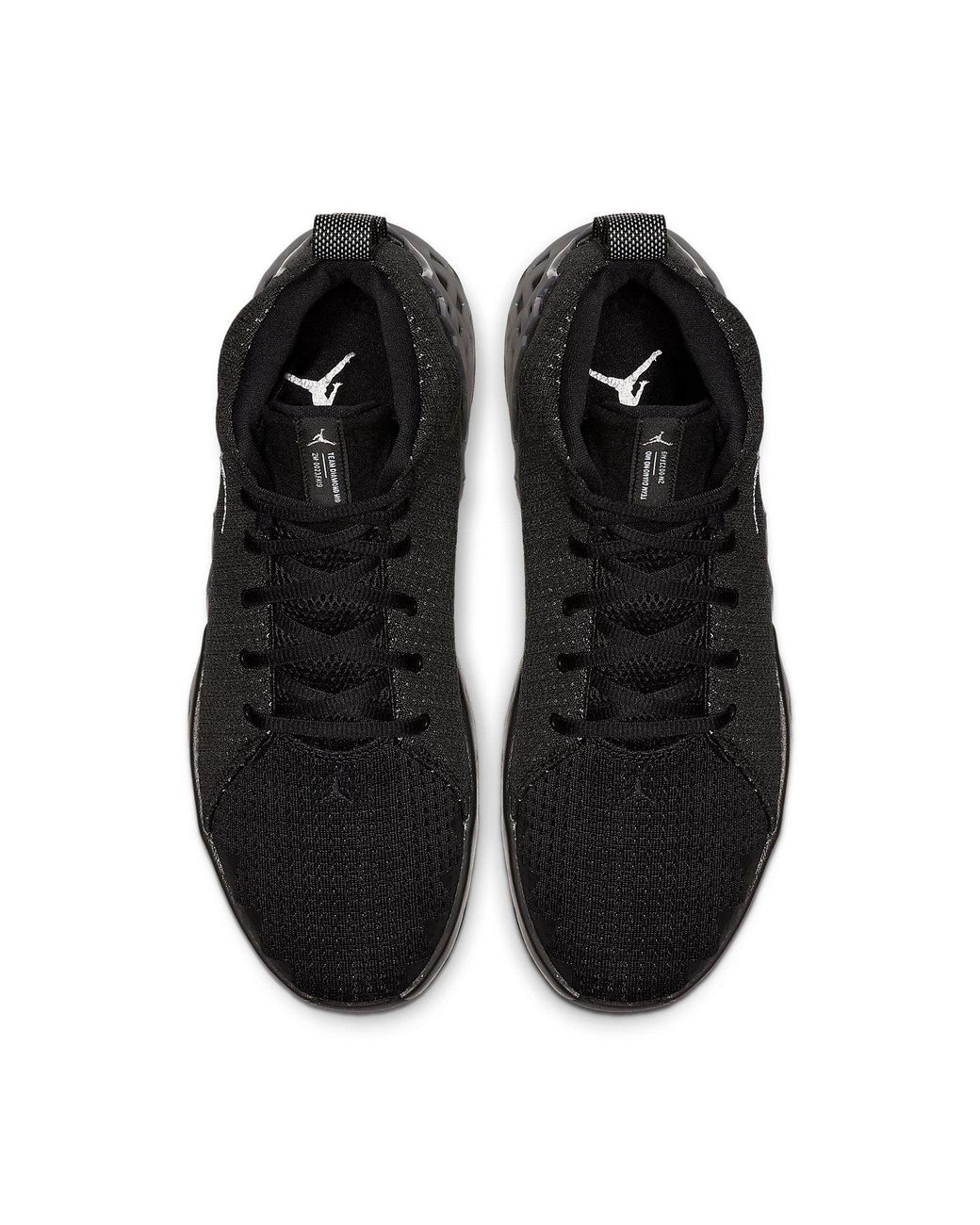 Nike Black Jumpman Diamond Mid Pf Metallic' for men