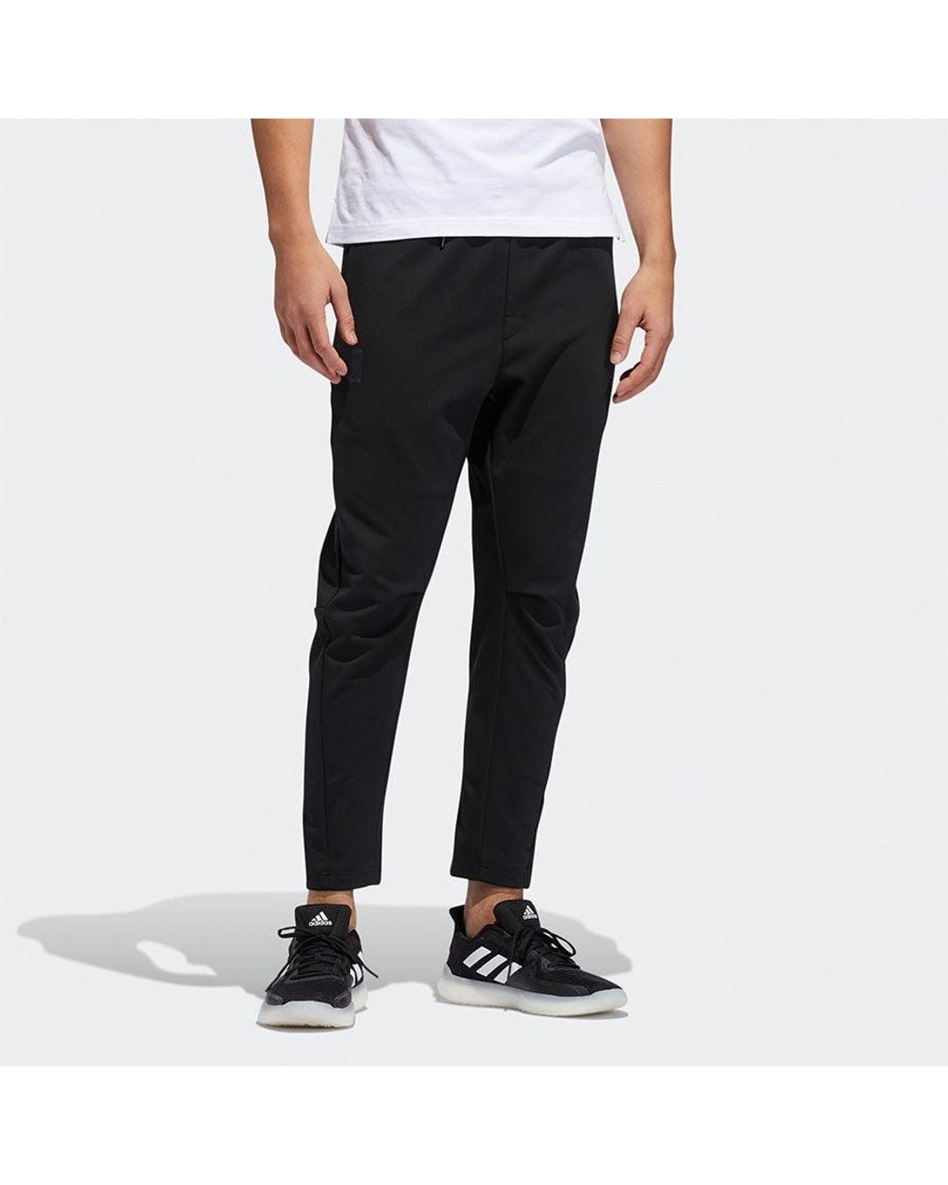 Adidas Black Wj Pnt Sj Stylish Casual Sports Pants for men
