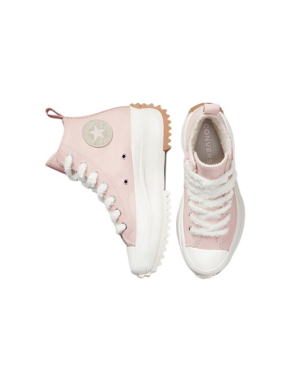 Converse Pink Run Star Hike Canvas Shoes for men
