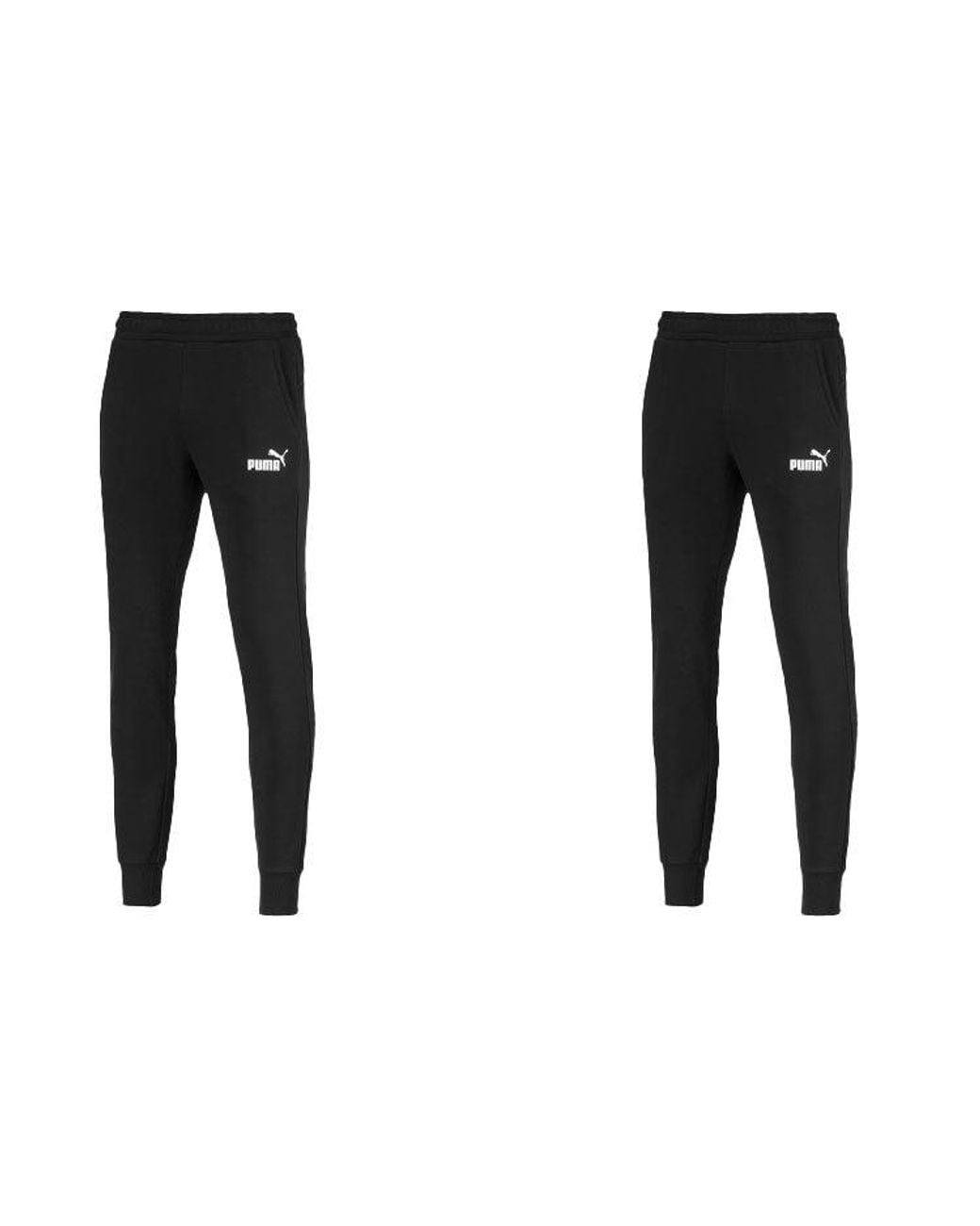 PUMA Black Essential Logo Pants for men
