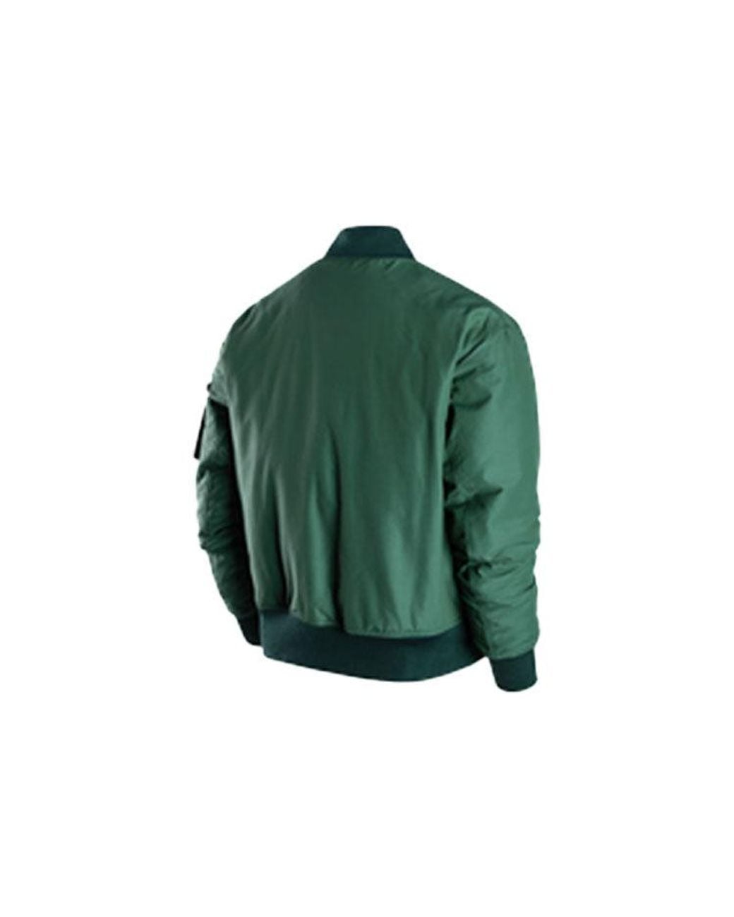 Nike Green Essentials Ma-1 Reversible Aviator Woven Padded Clothes Jacket for men