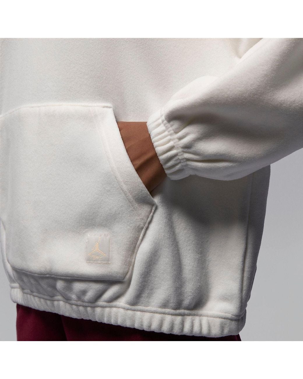 Nike White (Wmns) Flight Fleece Winterized Hoodie 'Sail'