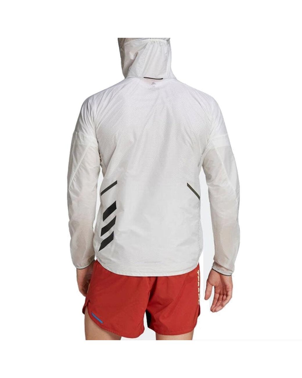 Adidas Gray Terrex Agravic Windweave Wind Jacket for men