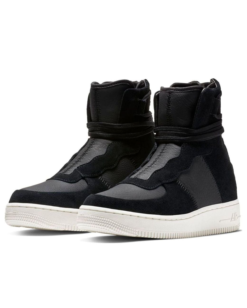 Nike Black (Wmns) Air Force 1 Rebel Xx Prm 'Sail'