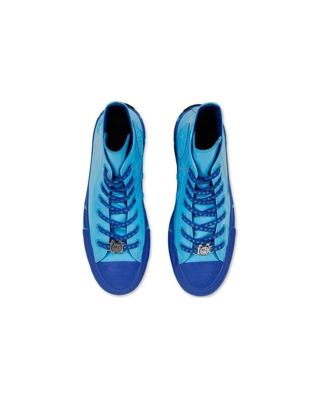 Converse Blue (Wmns) Miley Cyrus X Chuck Taylor All Star Platform Faux Patent Hi 'Gnarly'