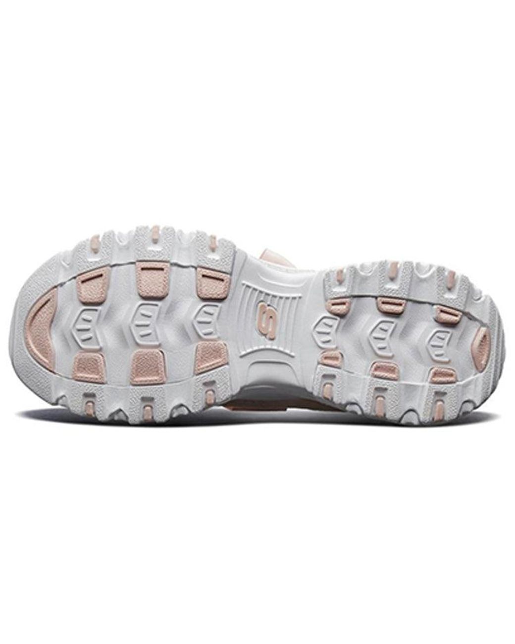Skechers Pink (Wmns) D'Lites 1.0 Sports Shoes