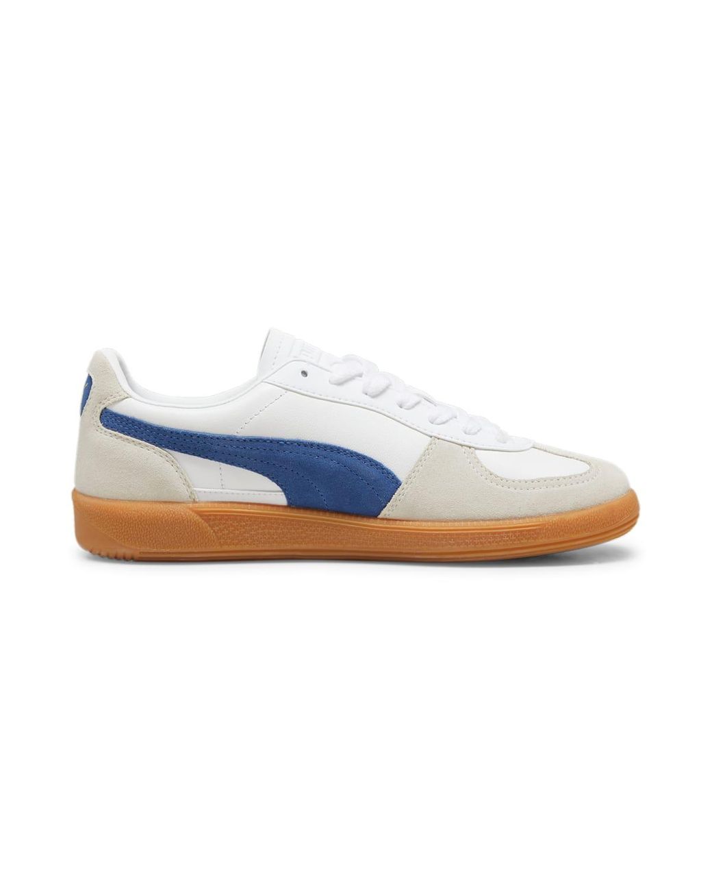 PUMA Blue Palermo Leather Clyde Royal Gum' for men