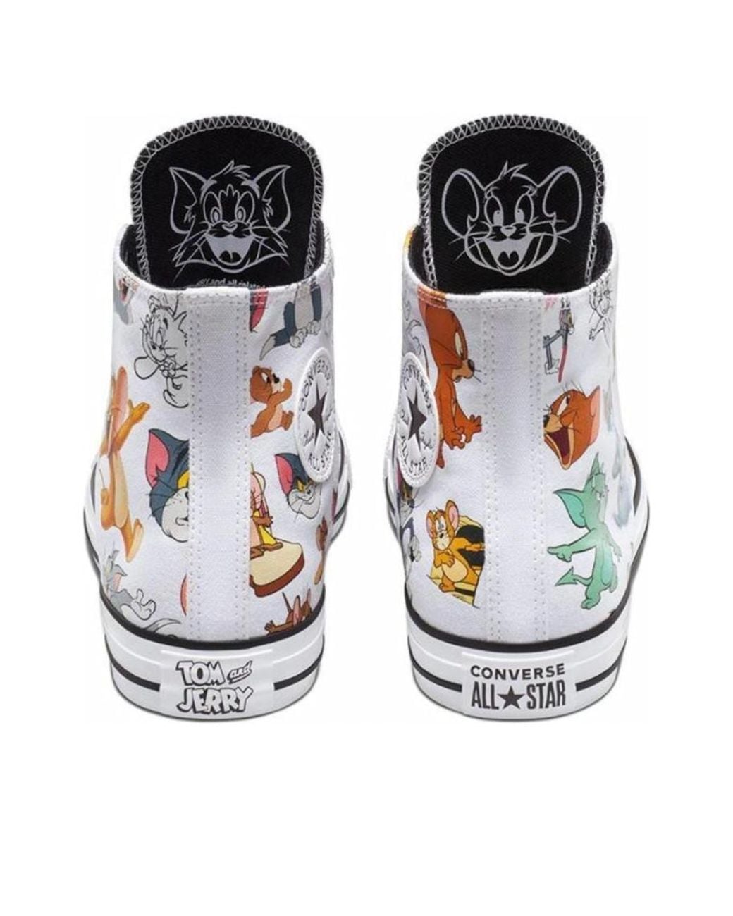 Converse White X Tom & Jerry Chuck Taylor All Star High for men