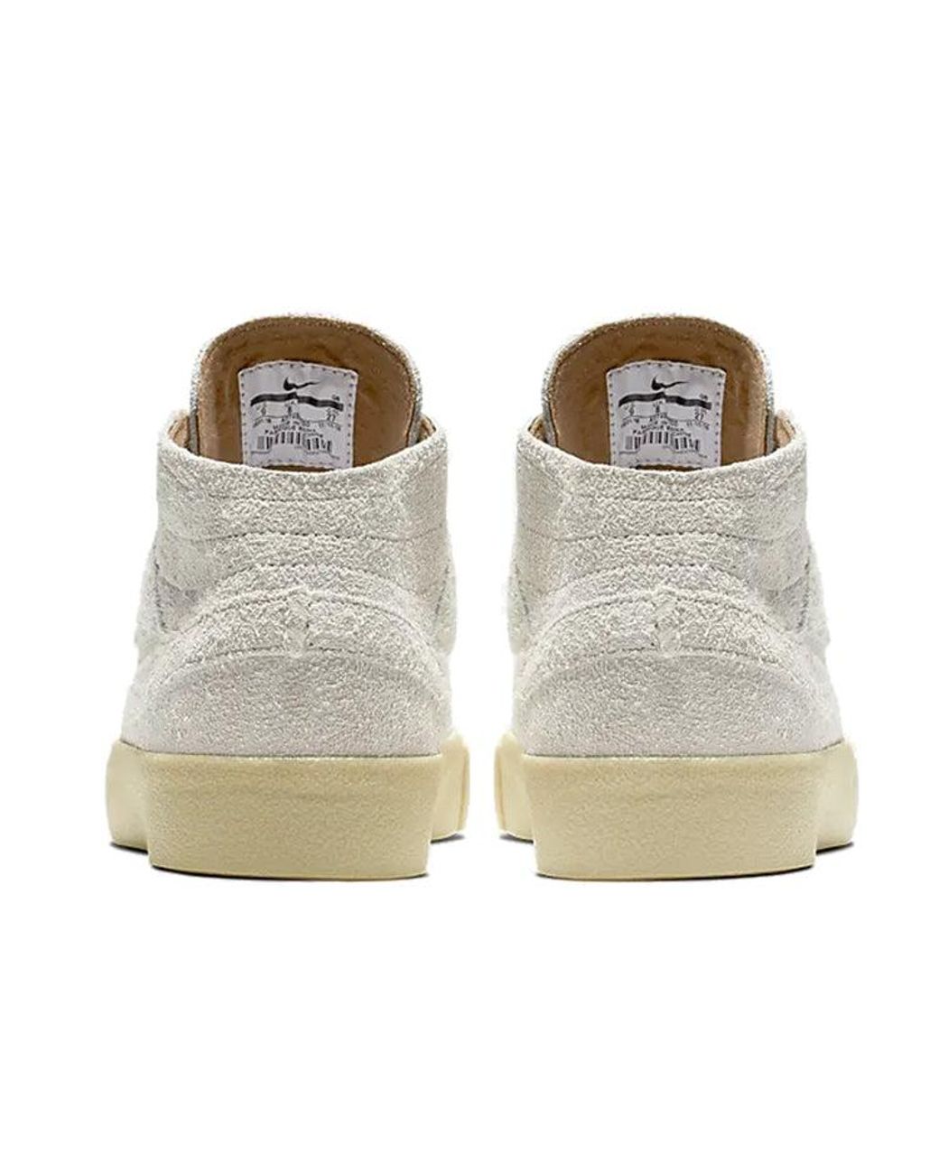 Nike White Zoom Janoski Mid Crafted Sb 'Light Bone' for men