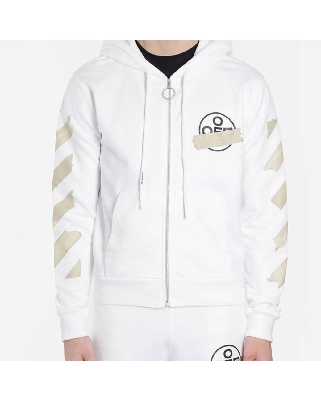Off-White c/o Virgil Abloh White Ss20 Arrows Sketch Logo Sweater Tape for men