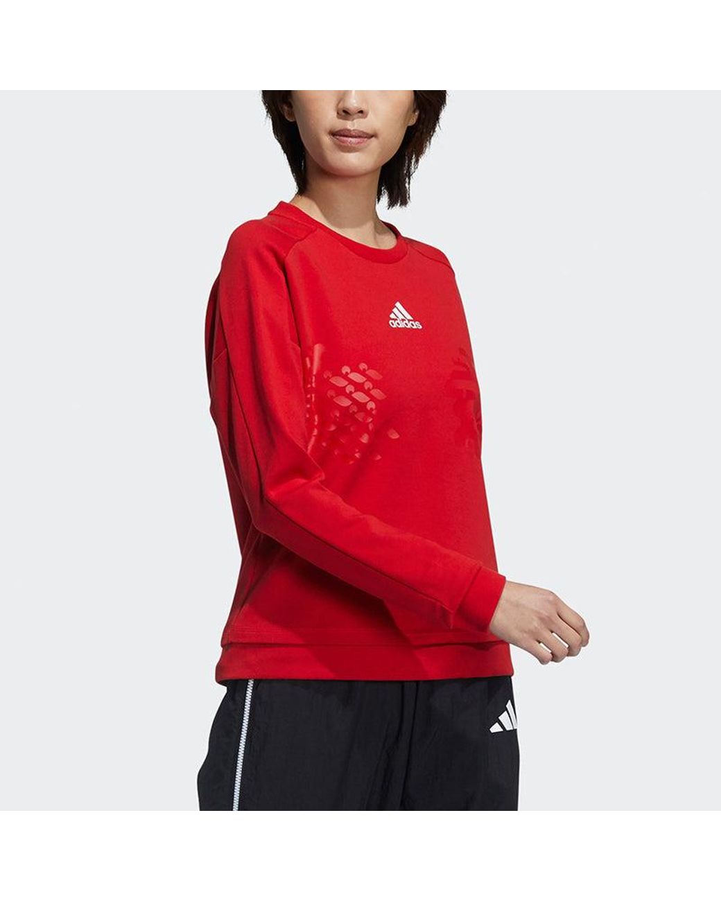 Adidas Red (Wmns) Cny Sweaters