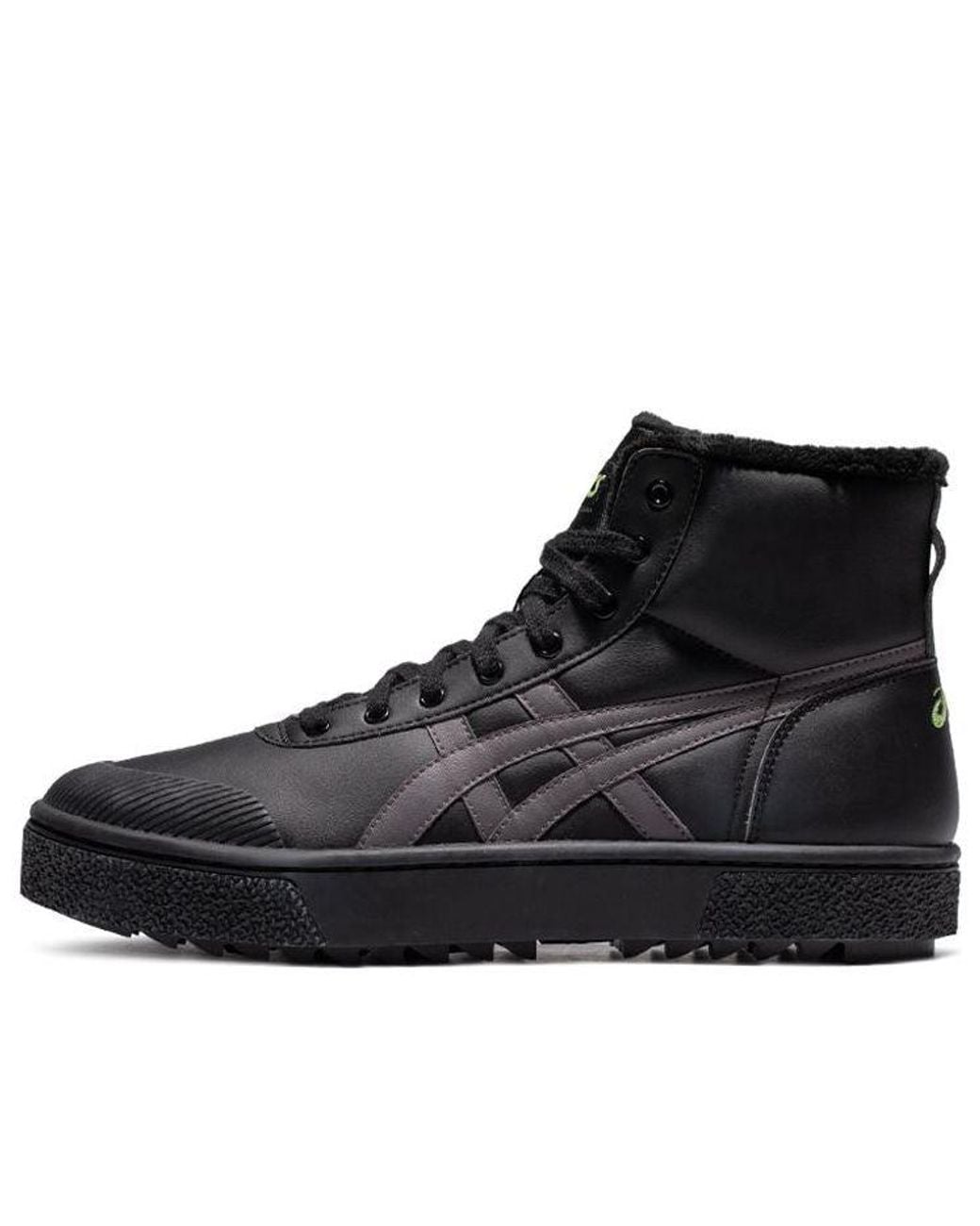Asics Black Court Trail-Hi for men