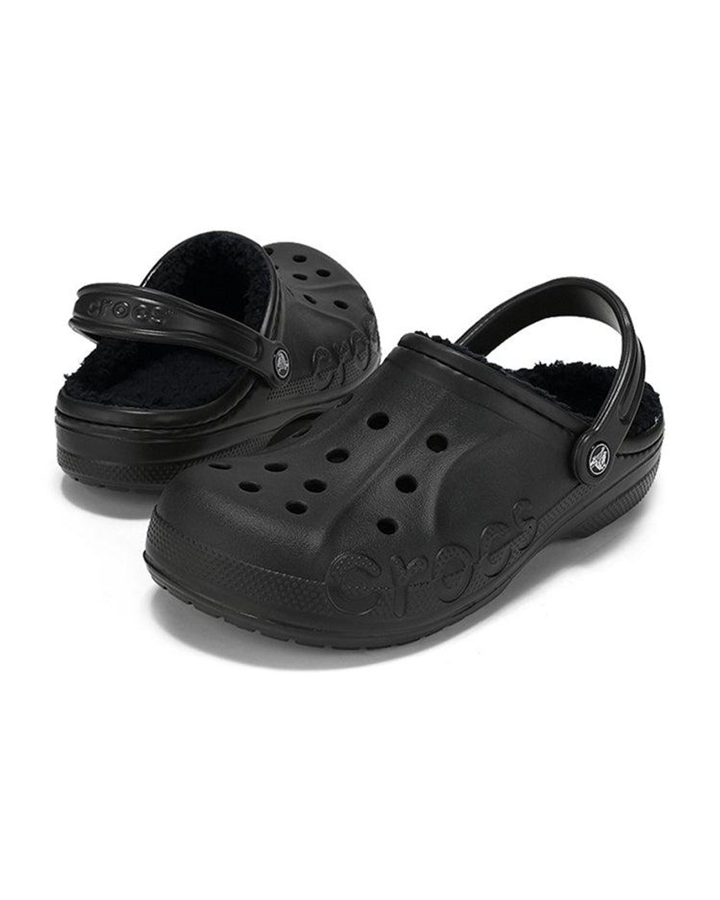 CROCSTM Black Baya Lined Clog for men