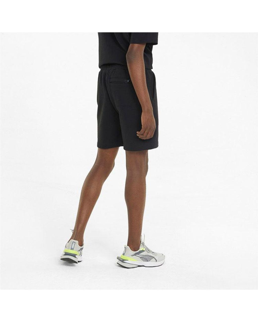 PUMA Black Small Logo Shorts for men