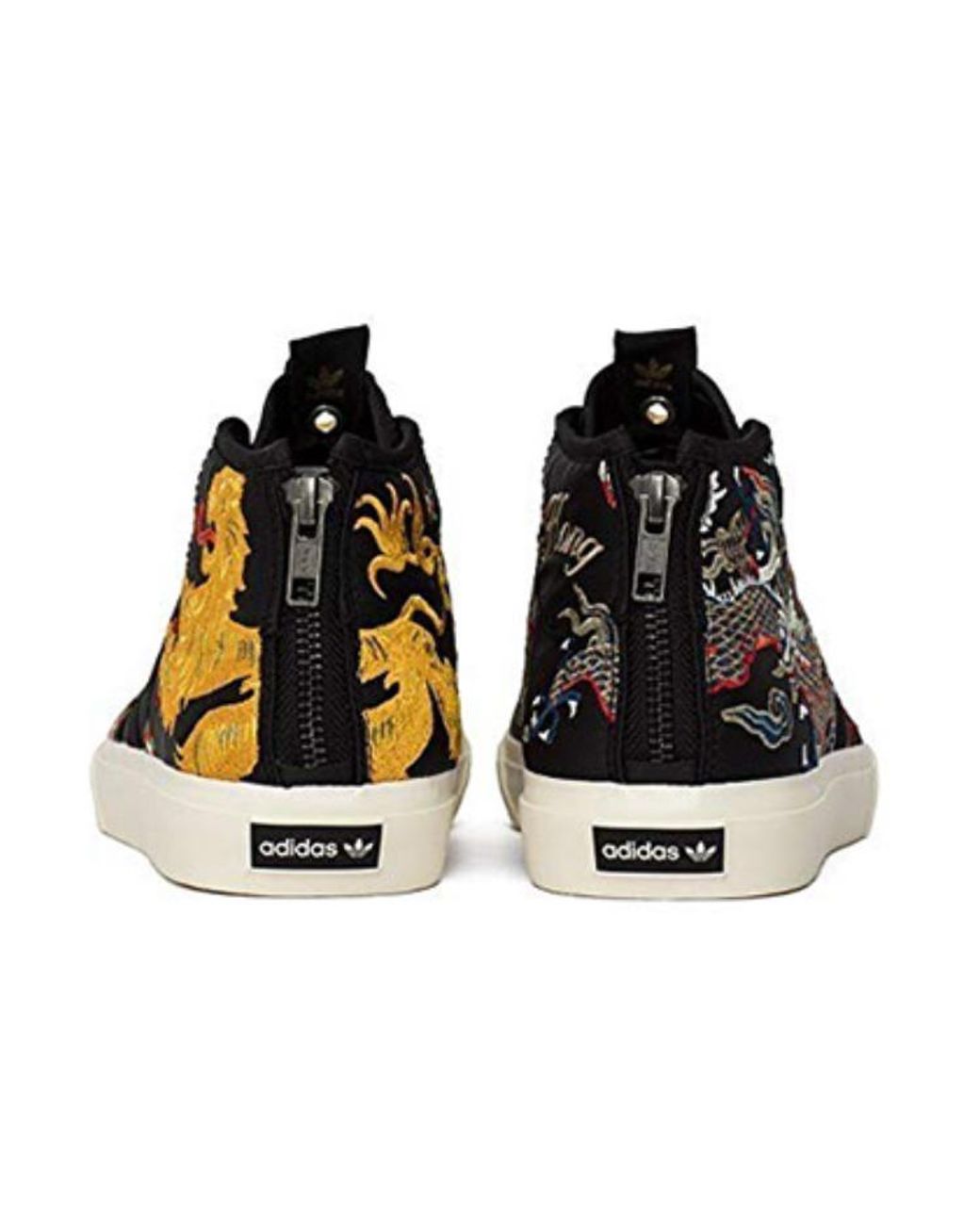 Adidas Black Footpatrol X Juice X Matchcourt Mid 'Dragon' for men