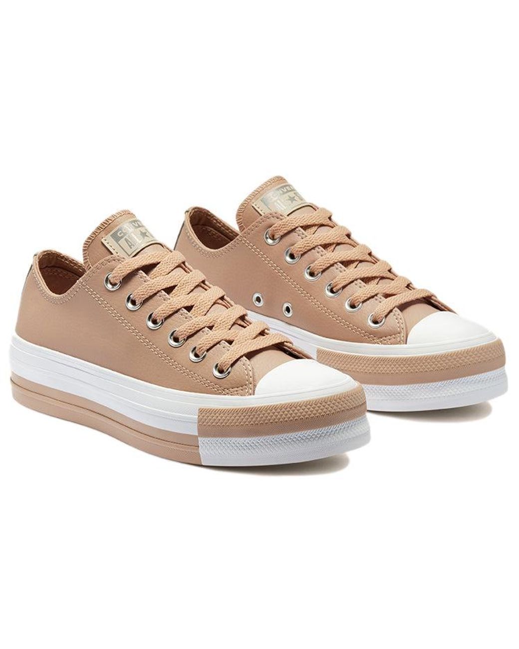 Converse White (Wmns) Ctas Double Stack Lift Ox Salt