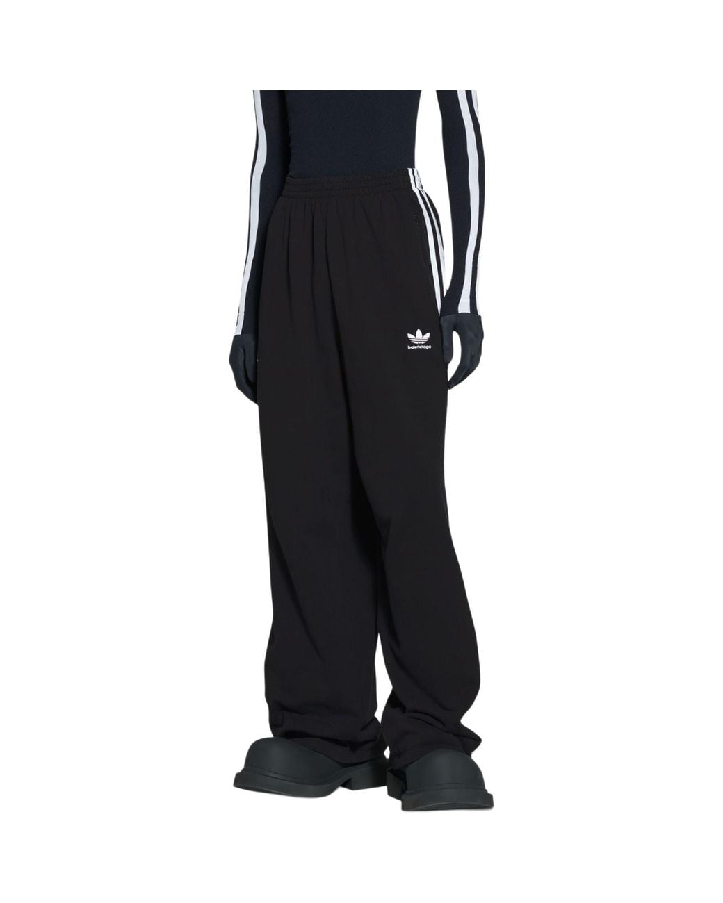 Balenciaga Black X Adidas Baggy Sweatpants for men