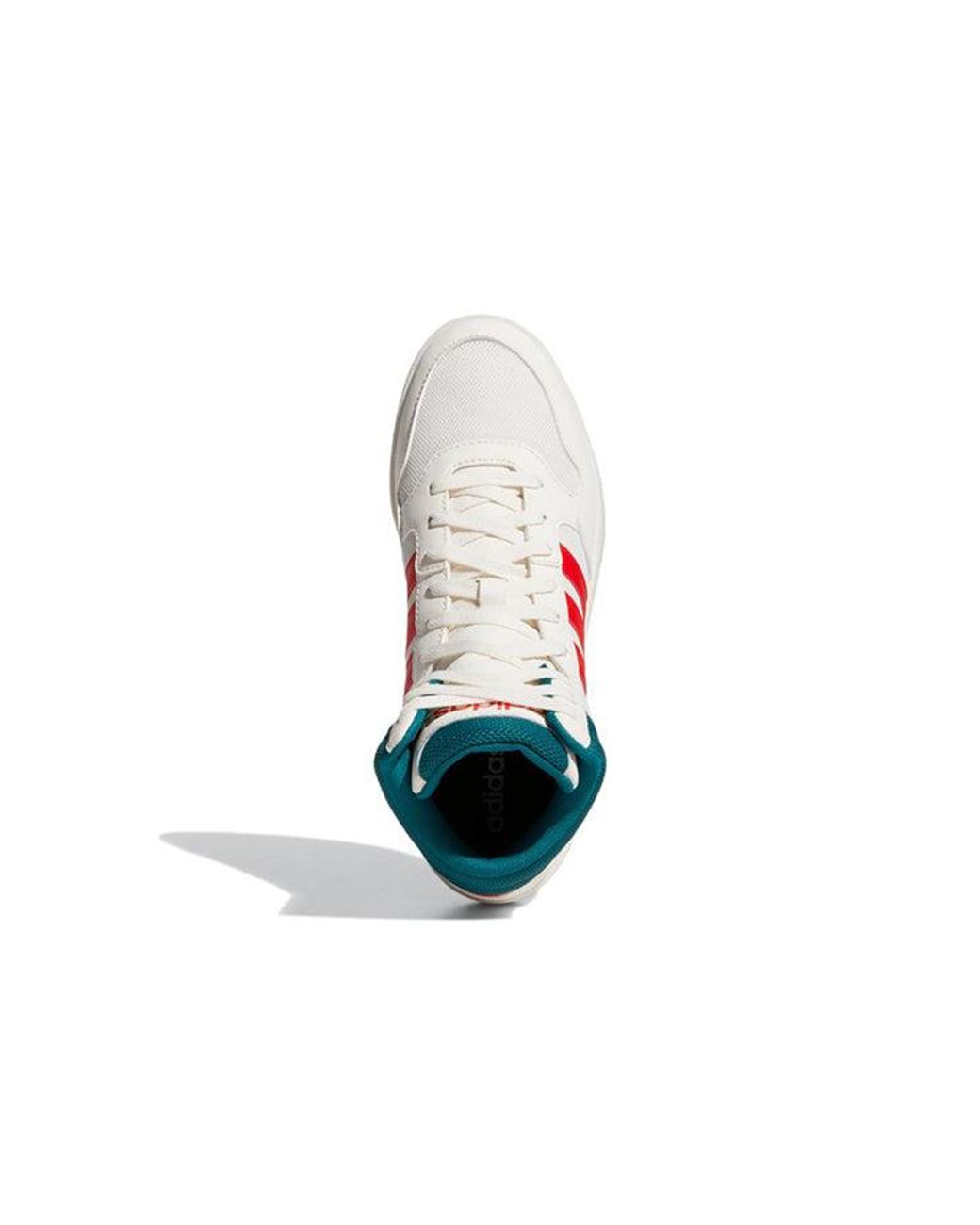 Adidas White Hoops 3.0 Mid Vivid' for men