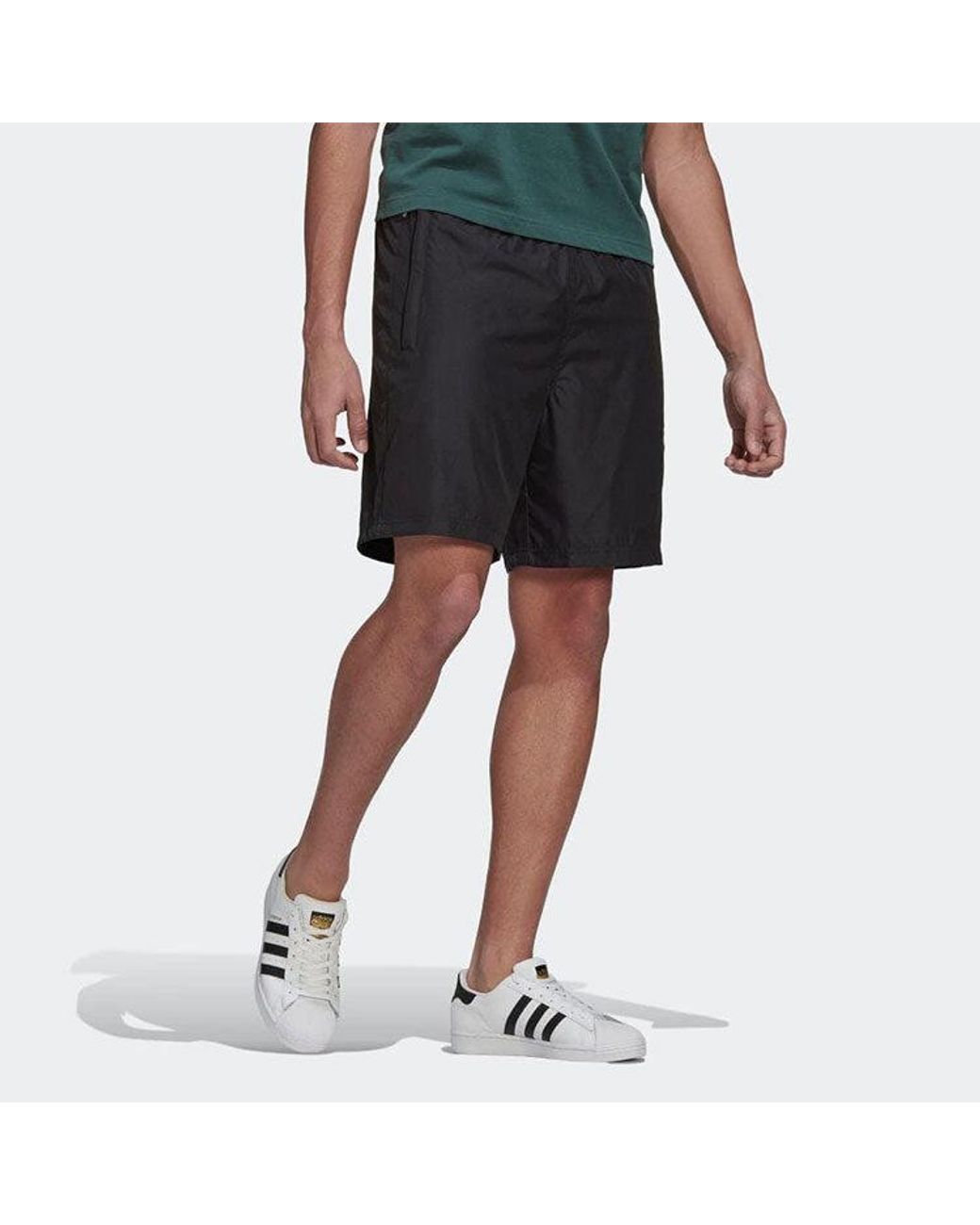 Adidas Black Originals Adicolor Essentials Trace Shorts for men