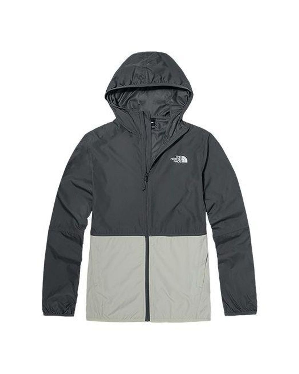The North Face Gray Zipline Rain Jacket for men