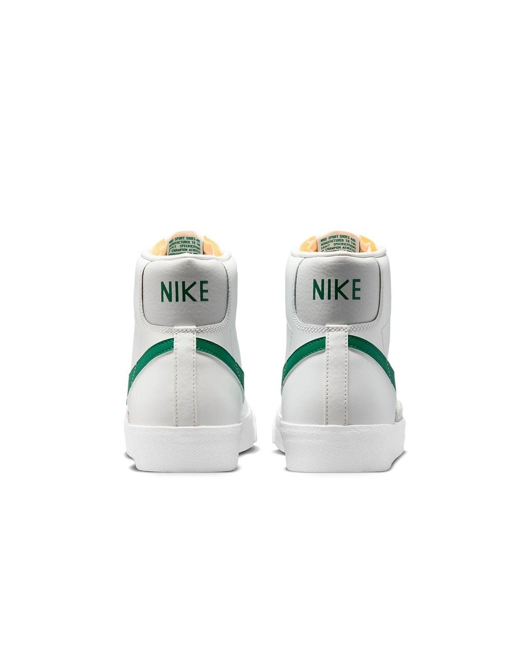 Nike White Blazer Mid '77 Vintage Shoes Malachite' for men